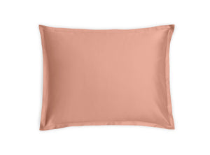 Matouk Pillow Sham - Talita Satin Stitch Shell - Giza Cotton Bedding at Fig Linens and Home