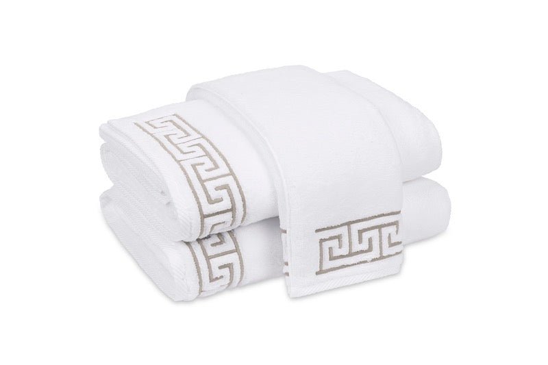 Adelphi Truffle Towels - Embroidered Terry Matouk Towels