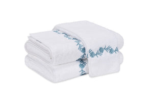 Matouk Towels - Daphne Aqua Bath Towels at Fig Linens and Home