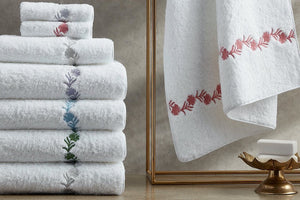 Matouk Towels - Daphne Bath Towels and Tub Mats at Fig Linens and Home
