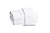 Cairo Bath Towels by Matouk | White with Smoke Gray Trim 