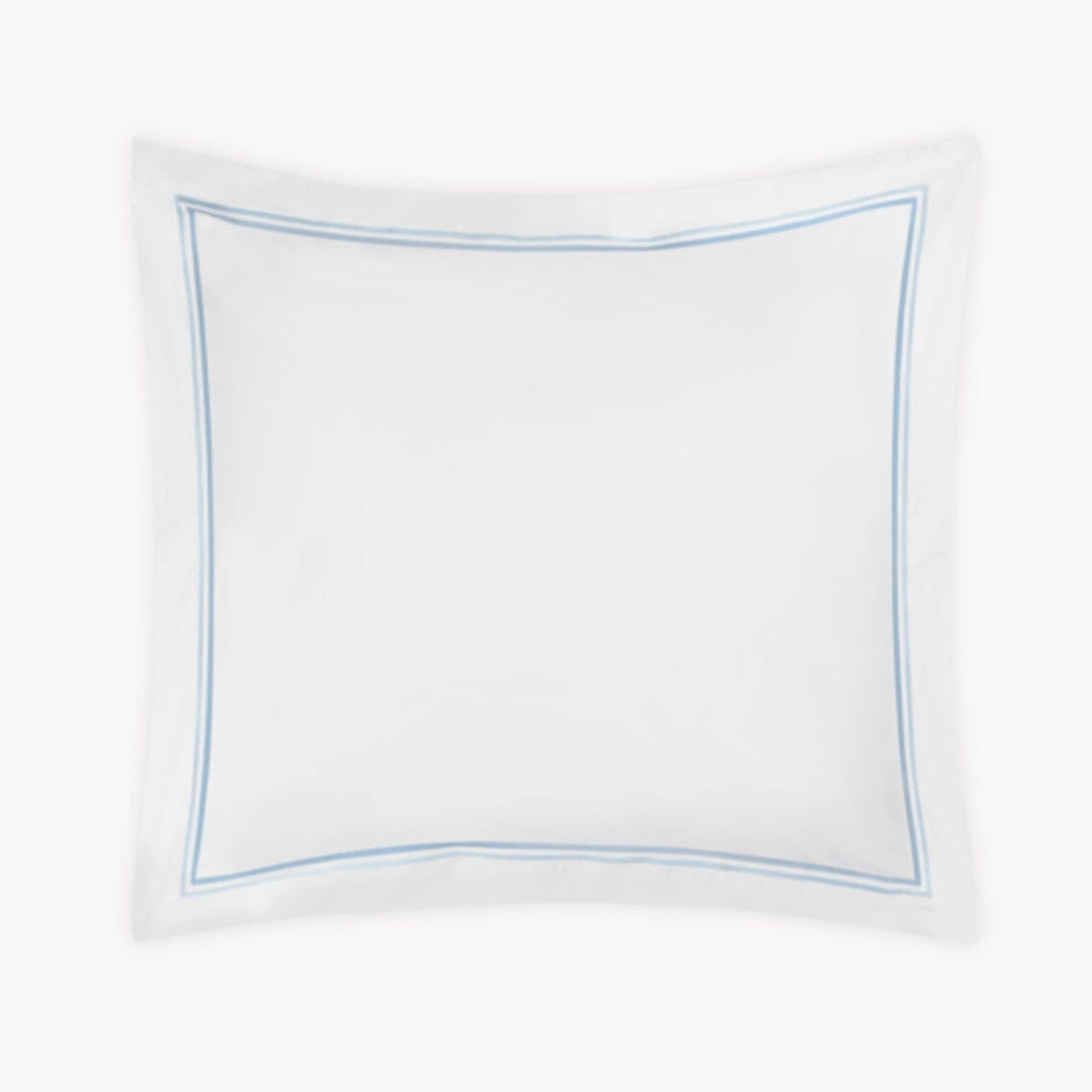 Essex Euro Sham - Matouk Essex Light Blue Bedding - Fig Linens and Home