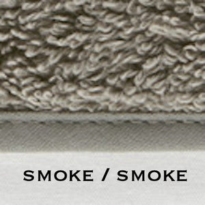 matouk smoke on smoke cairo towels with straight piping - Swatch