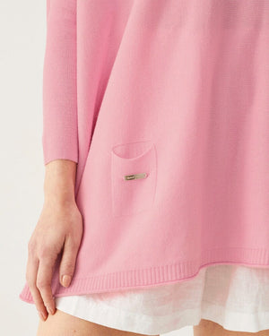 Pocket View - Catalina Impatiens Pink Sweater by Mer Sea at Fig Linens and Home