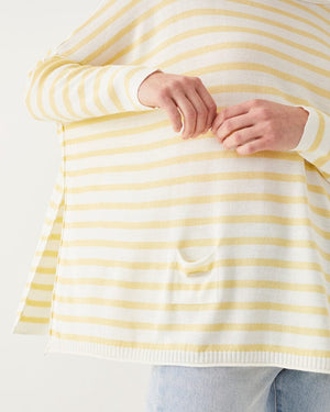 Mer Sea Catalina Sweaters Shown on Model with Limoncello Featured - Mersea at Fig LInens and Home 3