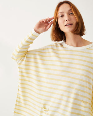 Mersea Catalina Sweater Limoncello Stripe | Mer Sea Shirts & Tops at Fig Linens and Home