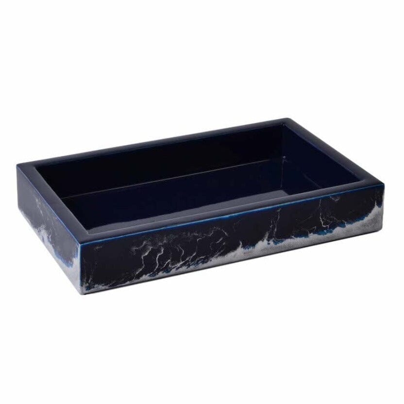Lava Midnight & Silver Bath Accessories by Mike + Ally | Fig Linens
