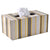 Bath Accessories - Catalina Natural Gold Long Tissue Box at Fig Linens and Home