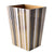Bath Accessories - Catalina Natural Gold Wastebasket at Fig Linens and Home