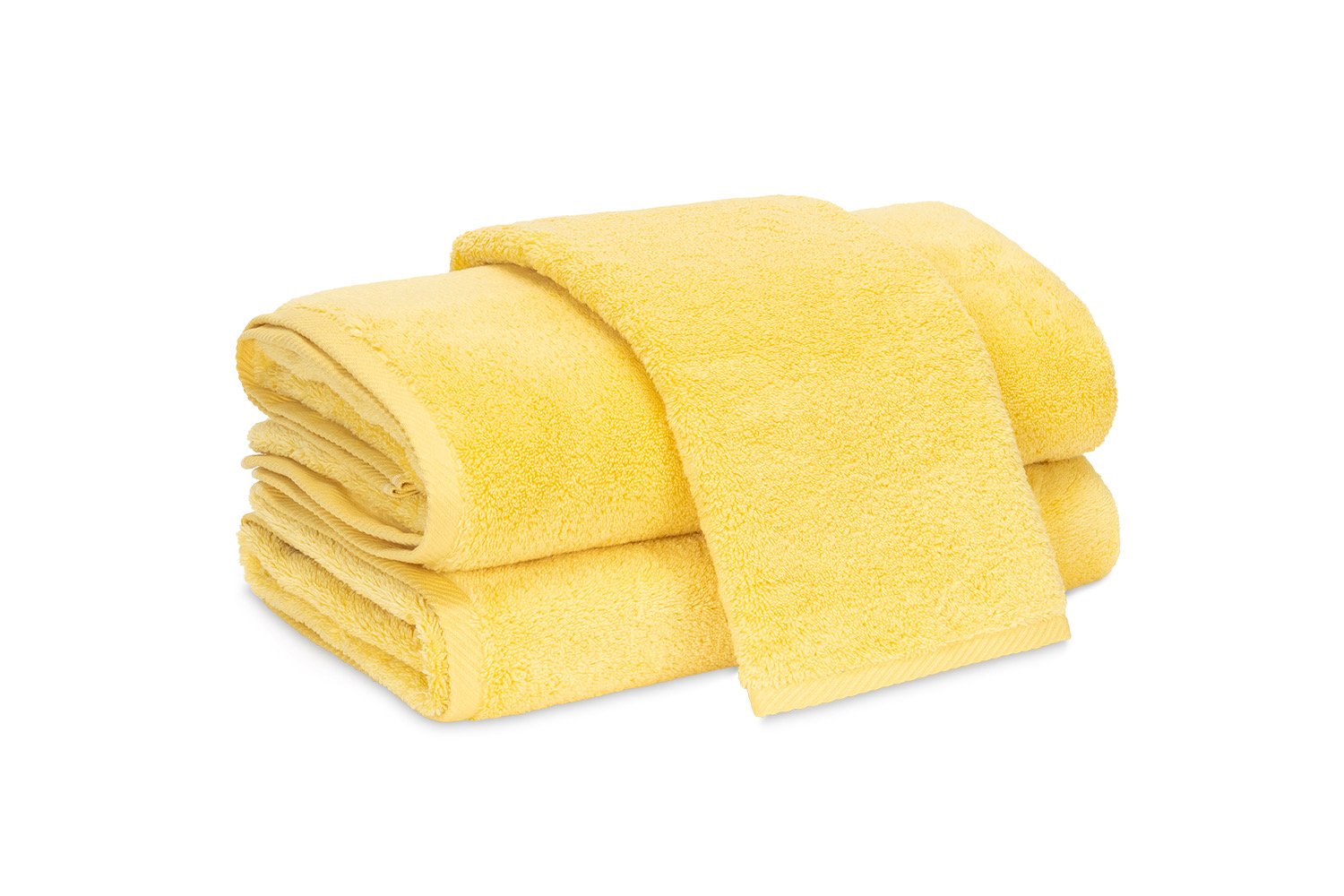 Milagro Canary Yellow Towels by Matouk