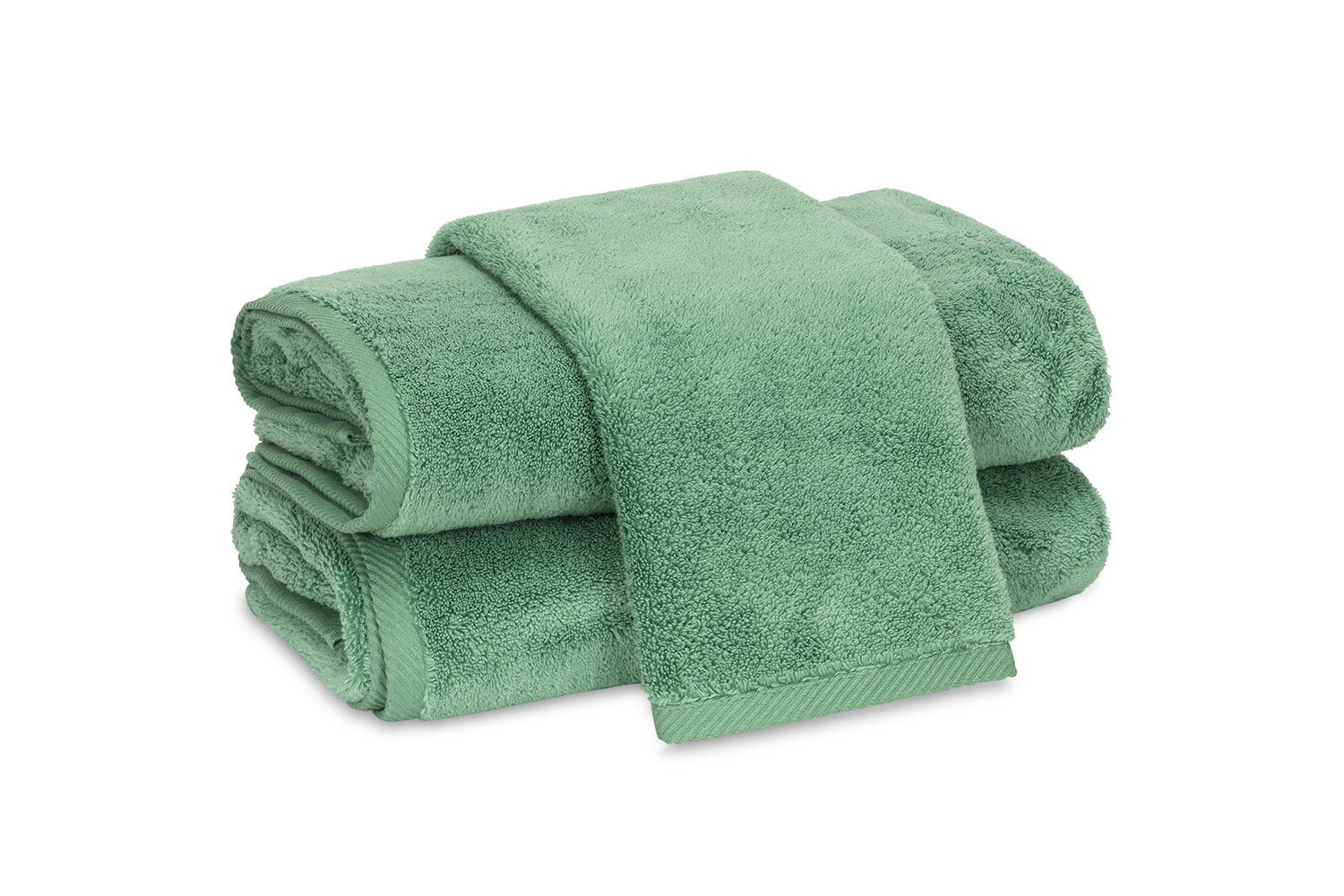 Milagro Grass Green Towels by Matouk