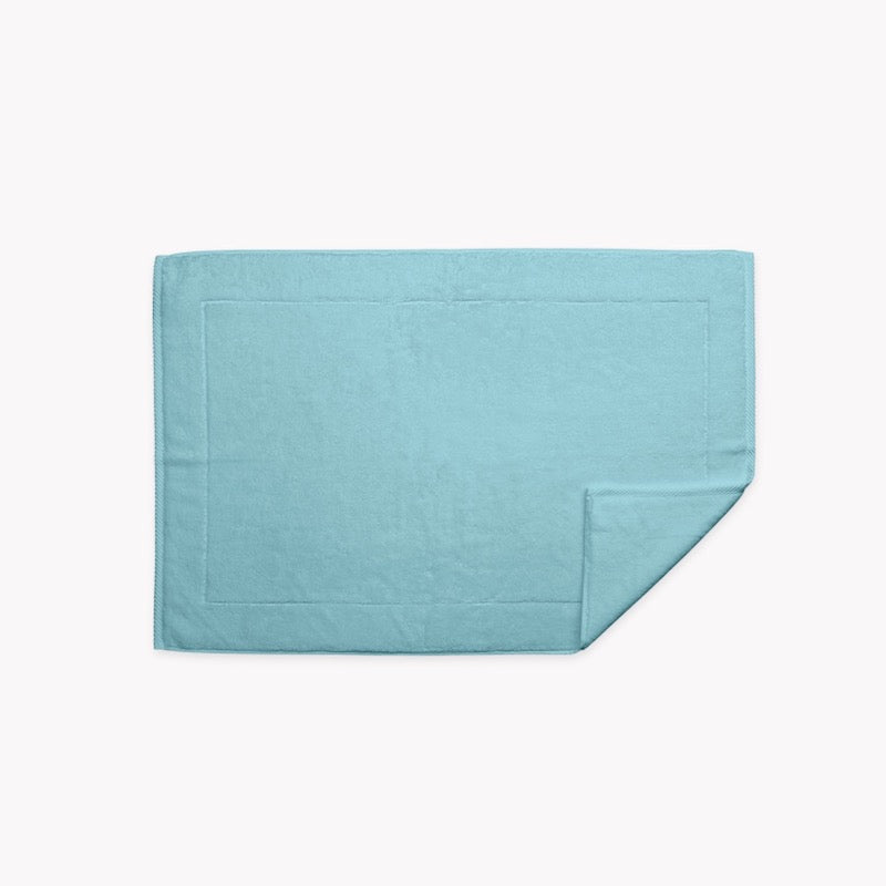 Matouk Milagro Tub Mat at Fig Linens and Home - Cerulean