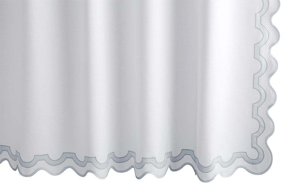 Mirasol Pool Shower Curtain | Matouk Bath at Fig Linens and Home