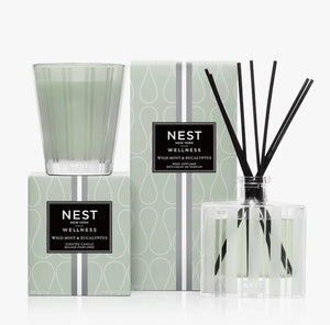 Nest Fragrances - Wild Mint and Eucalyptus Classic Candle | Fig Linens and Home