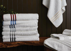 Matouk Newport Bath Towels and Tub Mats