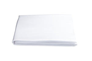 Milano Hemstitch Fitted Sheet in White | Matouk at Fig Linens