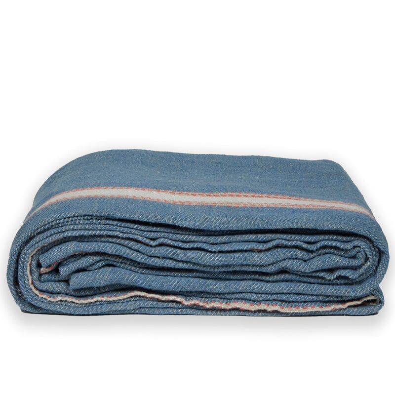 Traditions Linens - Nolan Blankets by TL at Home in Blue - Fig Linens and Home
