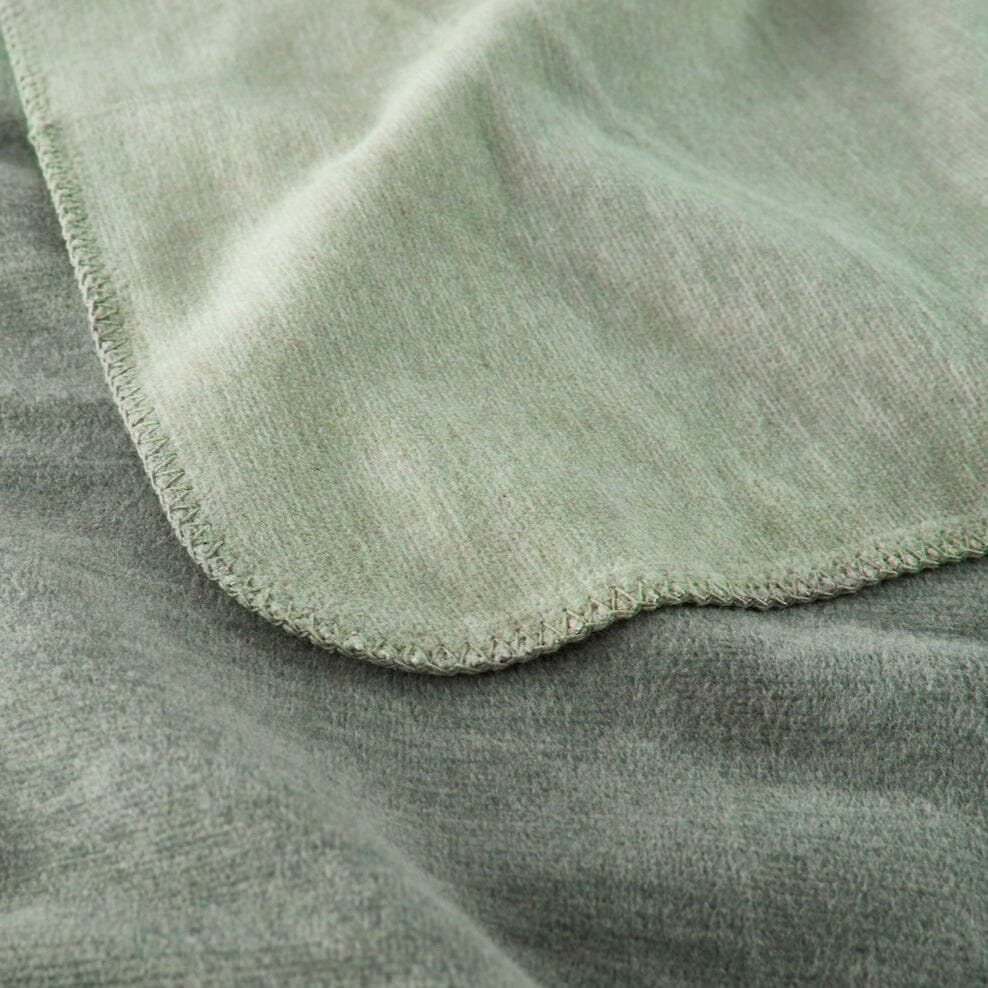 Alta Blanket in Basil Peacock Alley Blankets FIG LINENS AND HOME