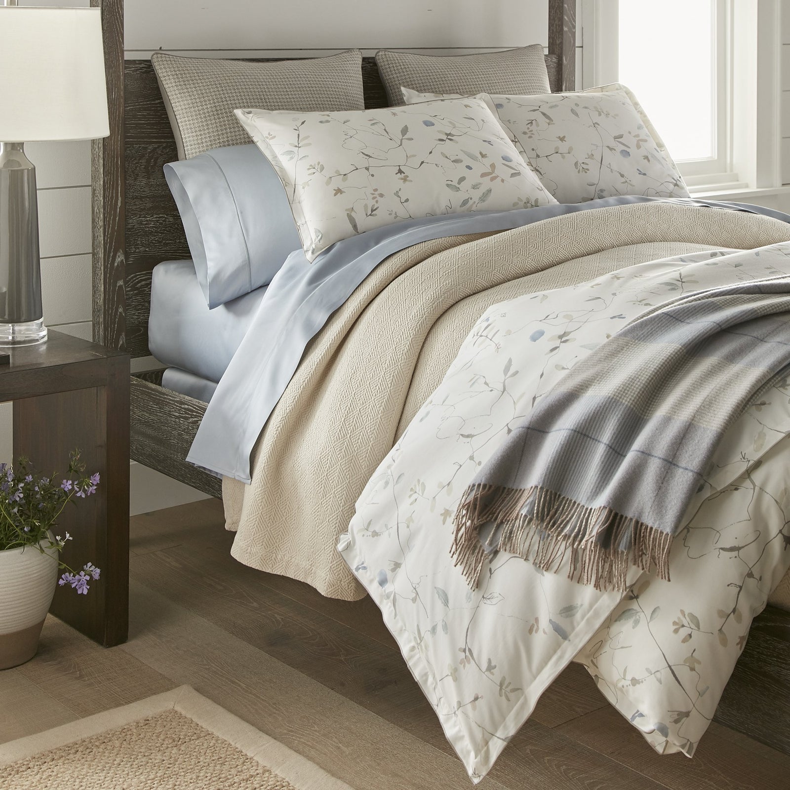 Avery Percale Duvets and Shams | Peacock Alley at Fig Linens and Home