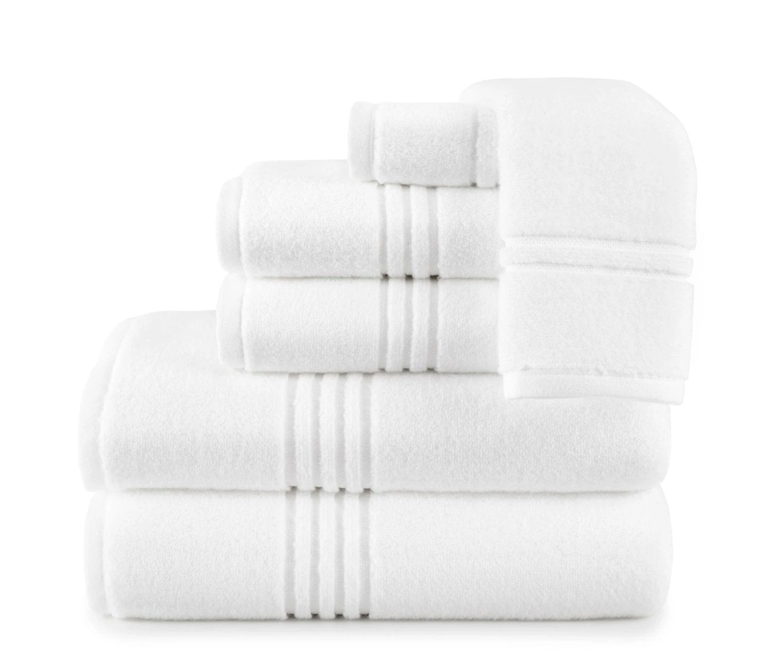 Peacock Alley Chelsea White Bath Towels - Terry Cloth | Fig Linens and Home