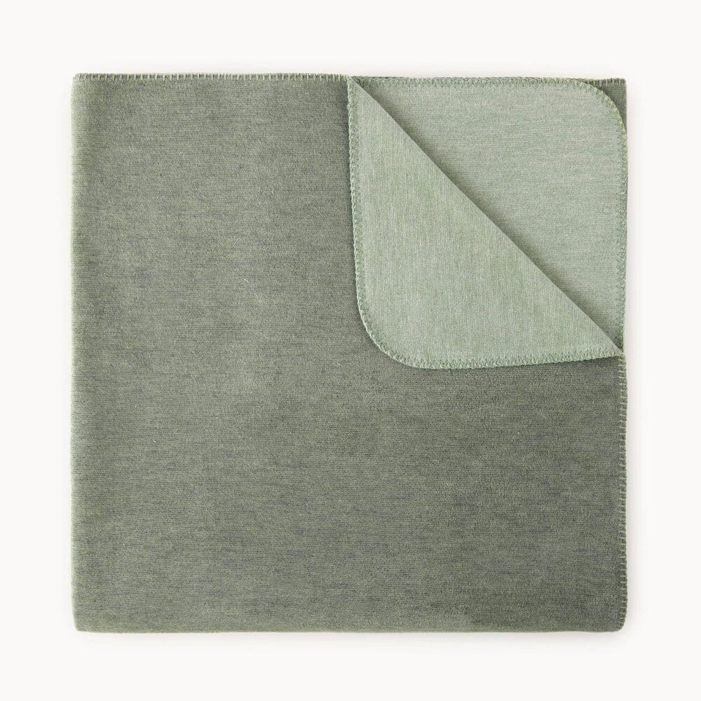 Alta Blanket in Basil Peacock Alley Blankets FIG LINENS AND HOME