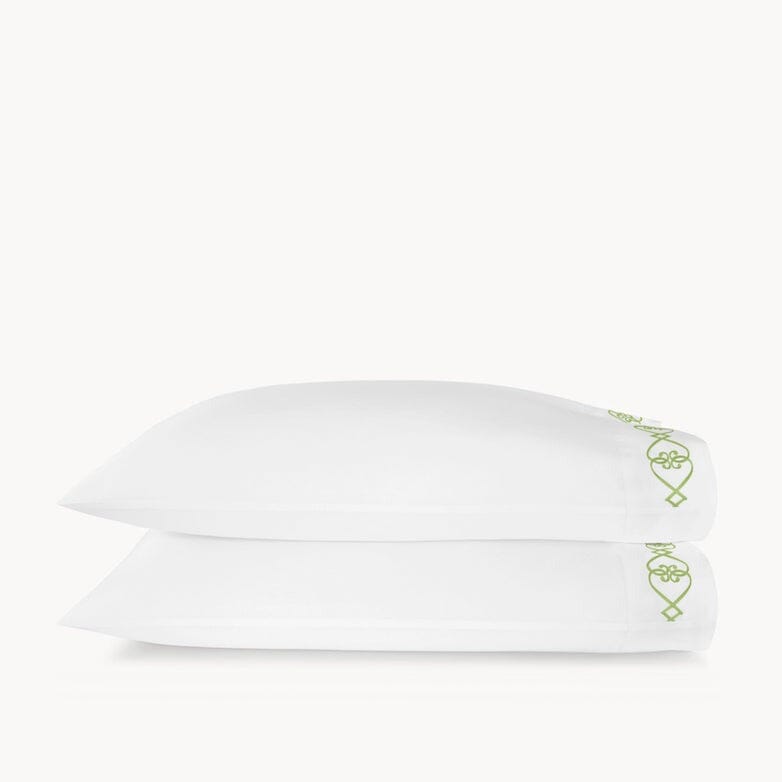 Cotton Pillowcases | Peacock Alley Bedding in Concerto Meadow Green