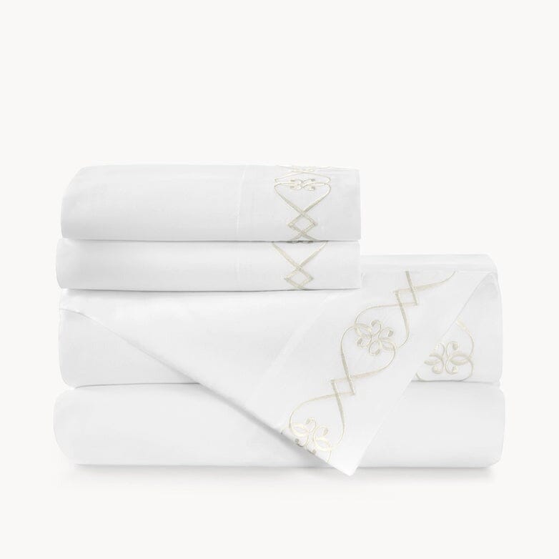 Peacock Alley Bedding | Concerto Pearl Cotton Sheets at Fig Linens and Home