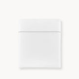 Percale Flat Sheet - Boutique Cotton Bedding with Flint Embroidery - Peacock Alley