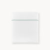 Percale Flat Sheet - Boutique Cotton Bedding with Seaglass Embroidery - Peacock Alley