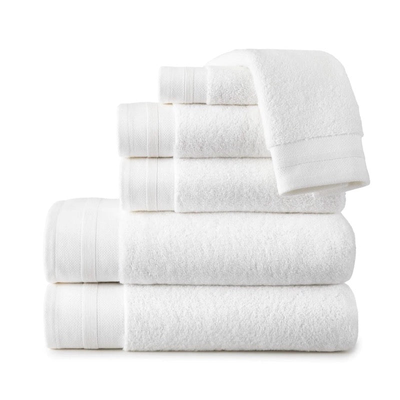 Peacock Alley Towels | Coronado White Bath Towels at Fig Linens and Home