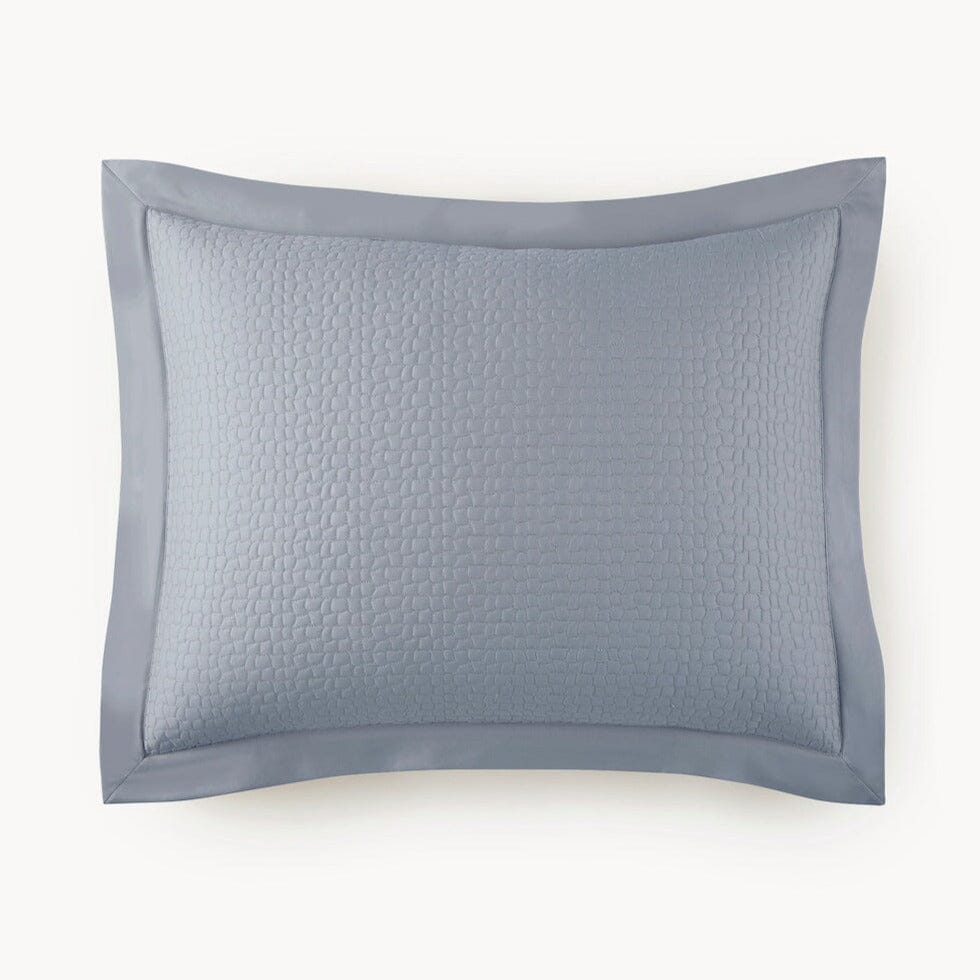 Hamilton Blue Pillow Shams | Peacock Alley Bedding at Fig Linens and Home