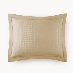 Peacock Alley Bedding - Hamilton Quilted Pillow Sham in Camel - Fig Linens and Home