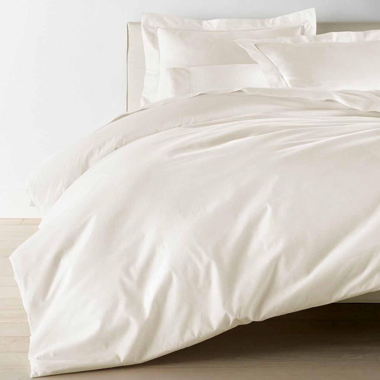 Peacock Alley Percale Cotton Bedding | Lyric Ivory at Fig Linens and Home