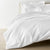 Peacock Alley Percale Cotton Bedding | Lyric White Duvet Covers and Bed Sheets 