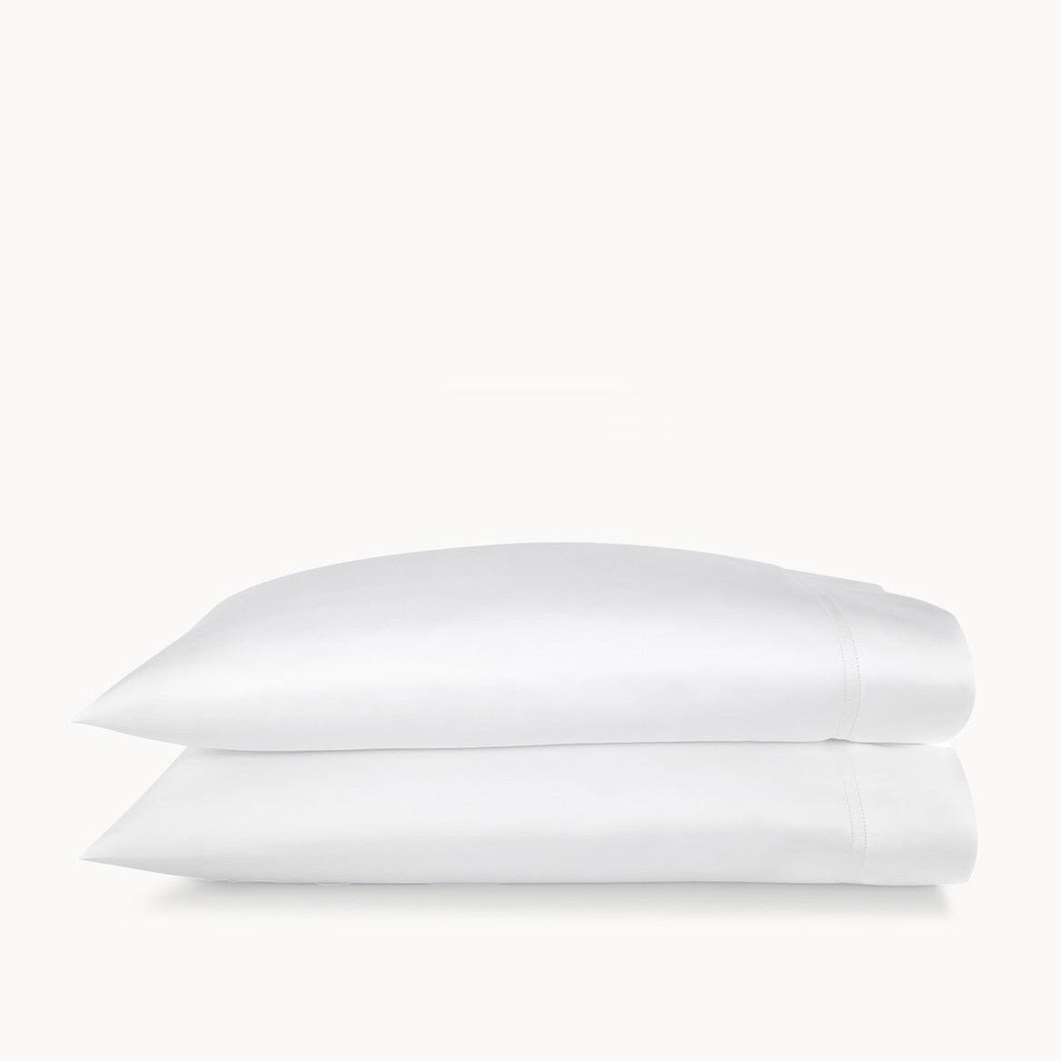 Cotton Percale Pillow Cases in White | Lyric by Peacock Alley Bedding