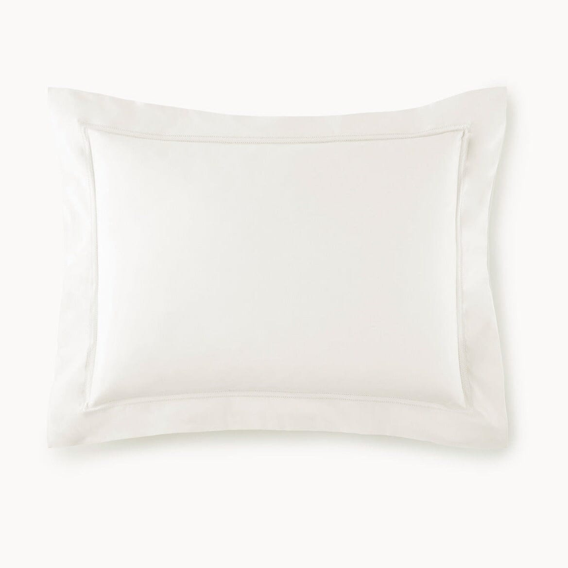 Pillow Sham - Peacock Alley Percale Cotton Bedding | Lyric Ivory at Fig Linens and Home