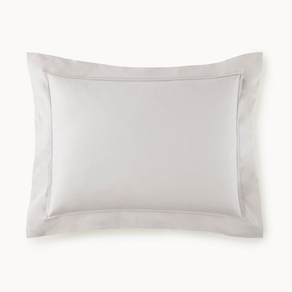 Pillow Sham - Peacock Alley Percale Cotton Bedding | Lyric Platinum at Fig Linens and Home