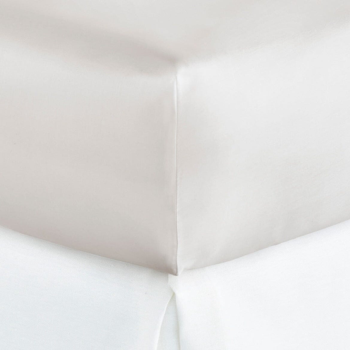 Fitted Sheet - Peacock Alley Percale Cotton Bedding | Lyric Platinum at Fig Linens and Home