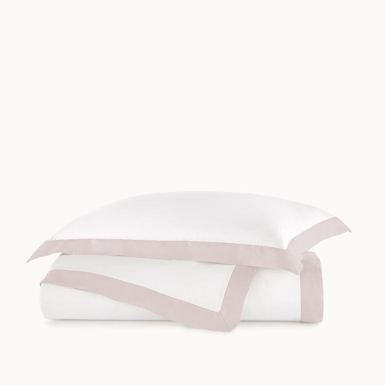 Duvet Cover  | Mandalay Cuff Blush Bedding by Peacock Alley at Fig Linens and Home