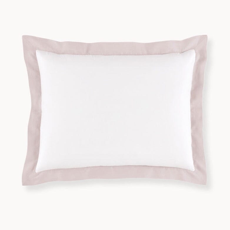 Pillow Sham | Mandalay Cuff Blush Bedding by Peacock Alley at Fig Linens and Home