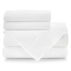 Peacock Alley Bed Sheets - Melody Sheets in White with Pearl Trim | Fig Linens and Home