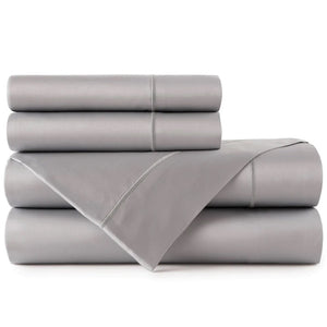 Peacock Alley Sheets - Soprano Pewter Bed Sheets at Fig Linens and Home