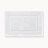 Peacock Alley Bath Rugs - Tiffany Cloud Rug in White - Memory Foam - Fig Linens and Home