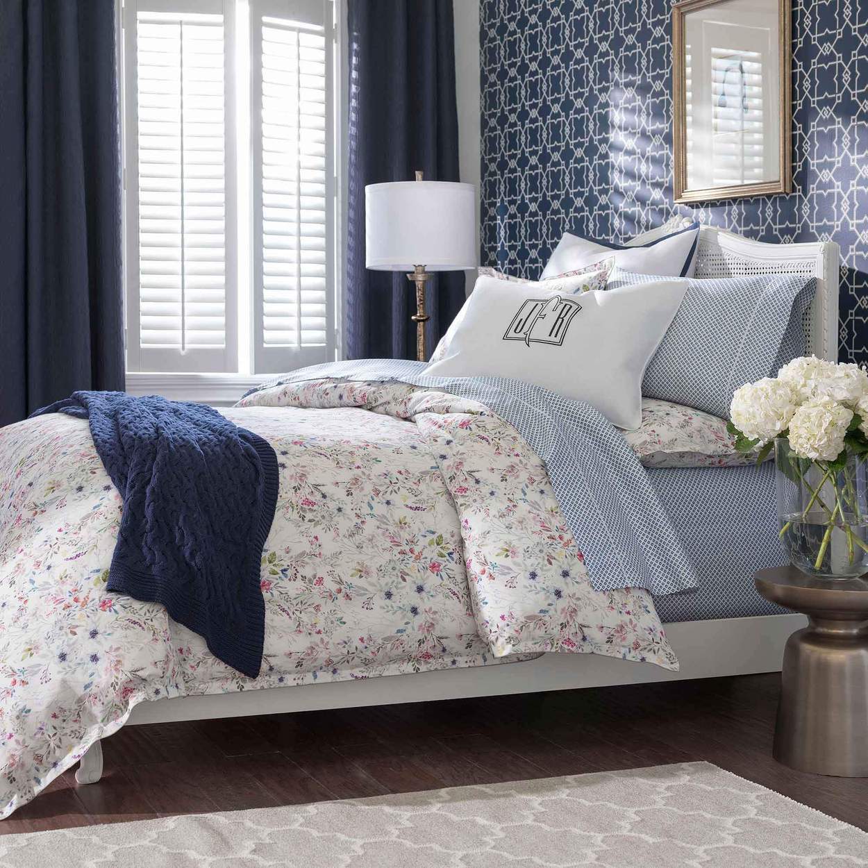 Chloe Floral Bedding by Peacock Alley | Fig Linens and Home