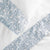 Peacock Alley Fern Cuff Denim Blue Bed Sheets and Pillowcases | 100% Cotton Percale