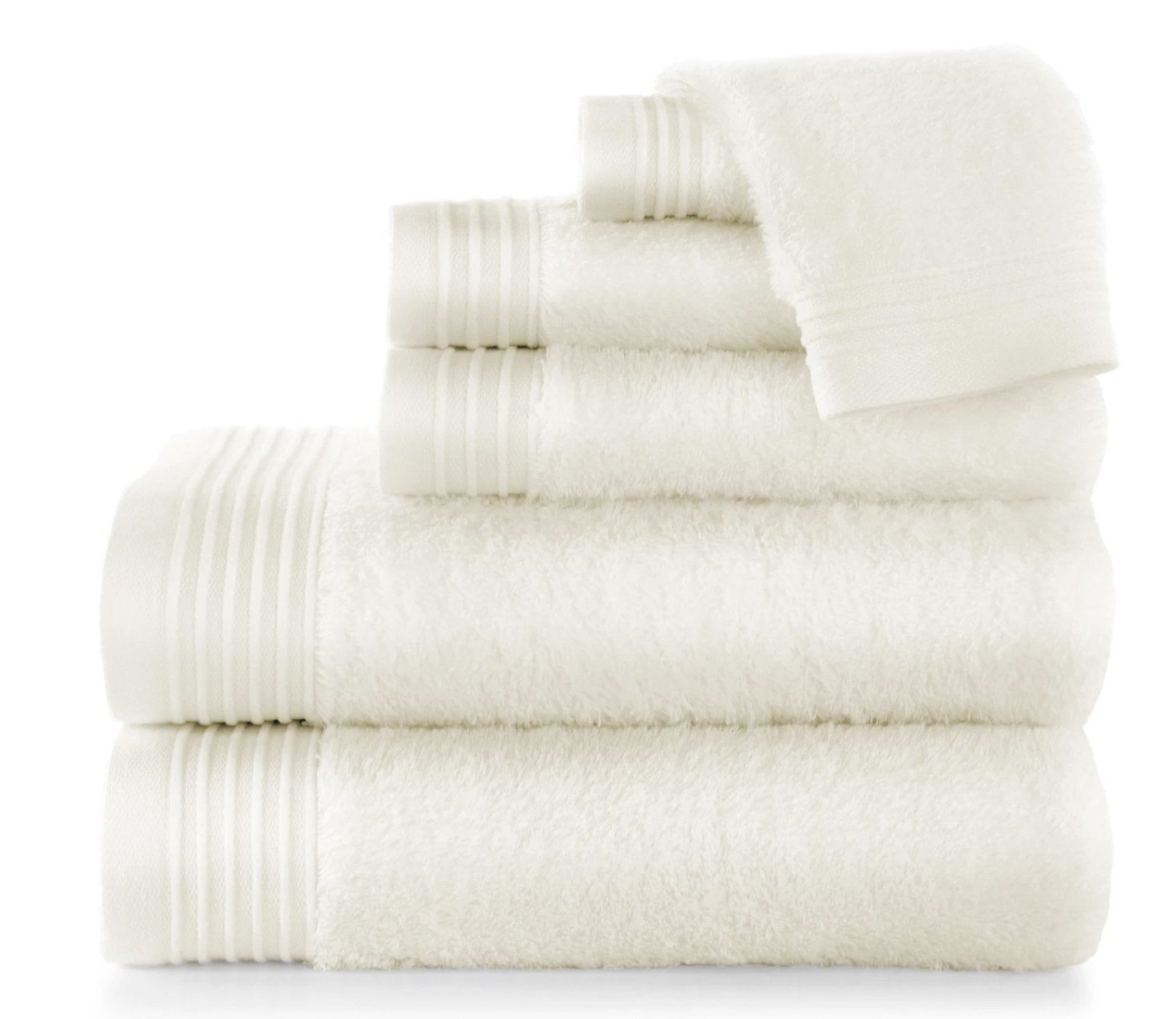 Bamboo Ivory Bath Towels | Peacock Alley