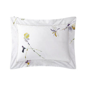 Saito Bedding | Yves Delorme Bedding - Organic Boudoir Sham Front at Fig Linens and Home