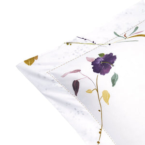 Saito Bedding | Yves Delorme Bedding - Organic Pillow Sham Corner Detail at Fig Linens and Home