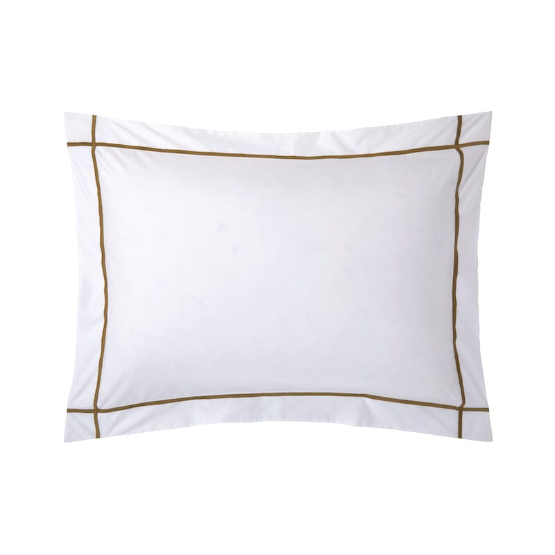 Yves Delorme Bedding | Athena Bronze Pillow Sham at Fig Linens and Home - Organic