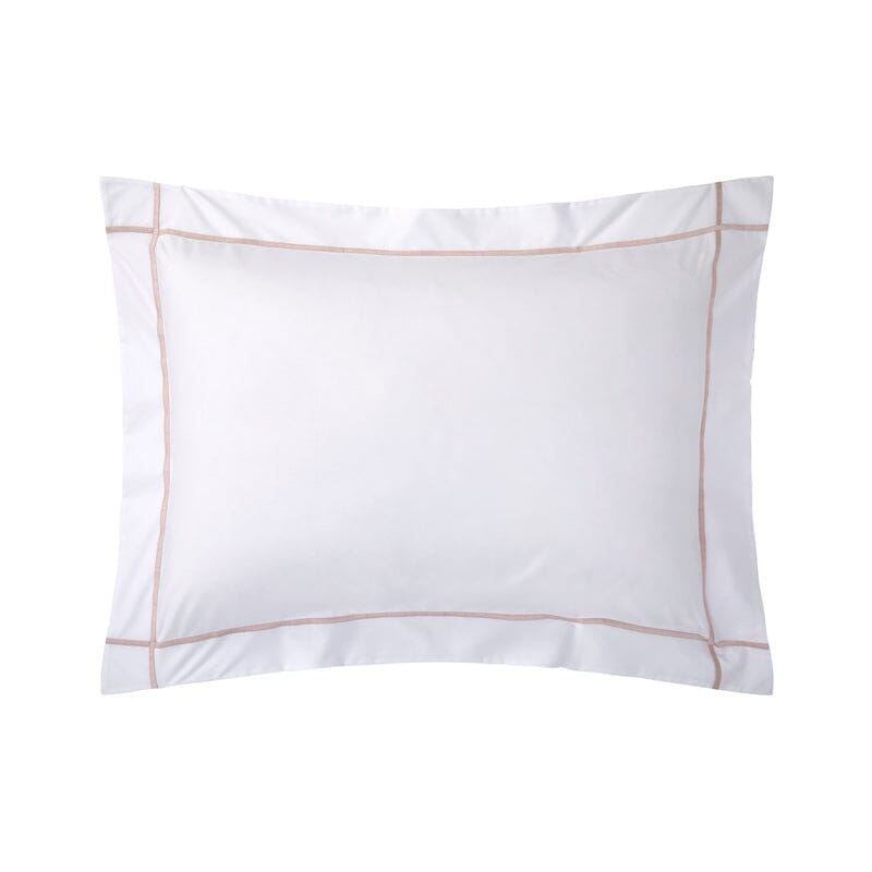 Athena Standard Sham in Poudre | Yves Delorme Organic Bed Linens - Fig Linens and Home